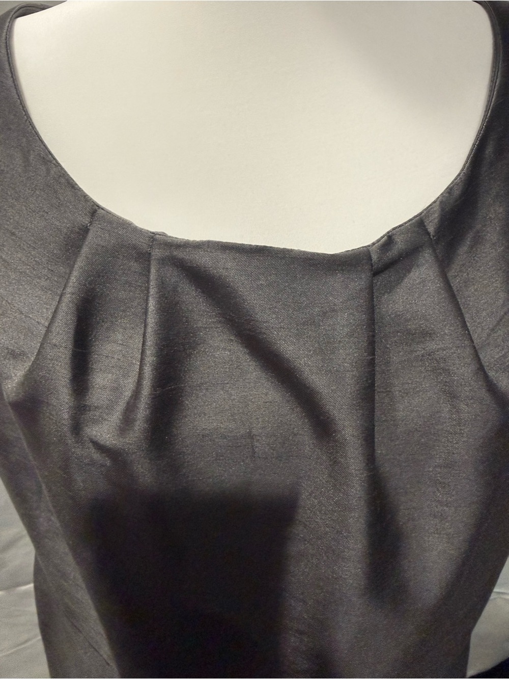 George Charcoal Gray Sleeveless Midi Dress - Picture 2 of 8